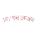 Autocollant d'été de hot-dog